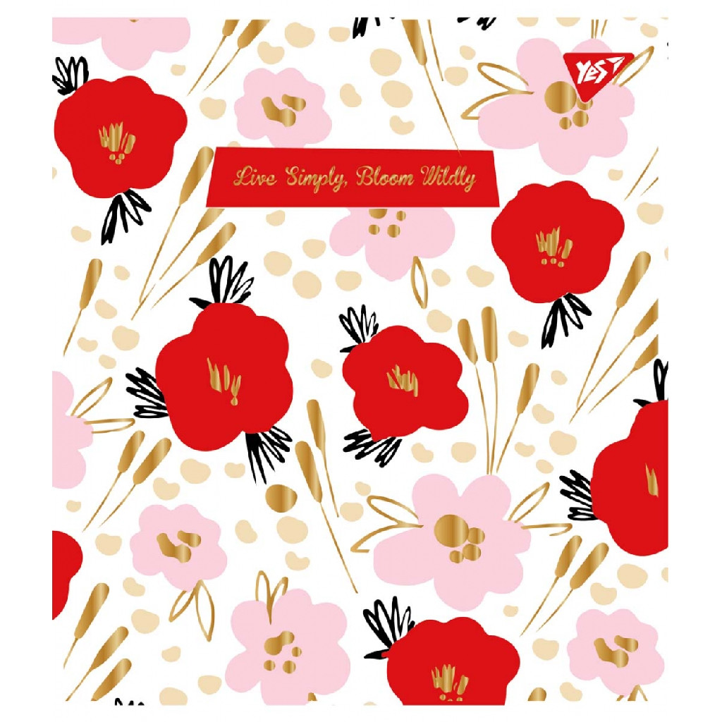 Тетрадь 48 кл. YES "Wild bloom", 765280