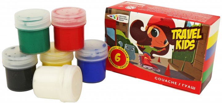 Гуашь "Travel kids" 6 кол., 20 мл 321034/TK Гамма-Н 4
