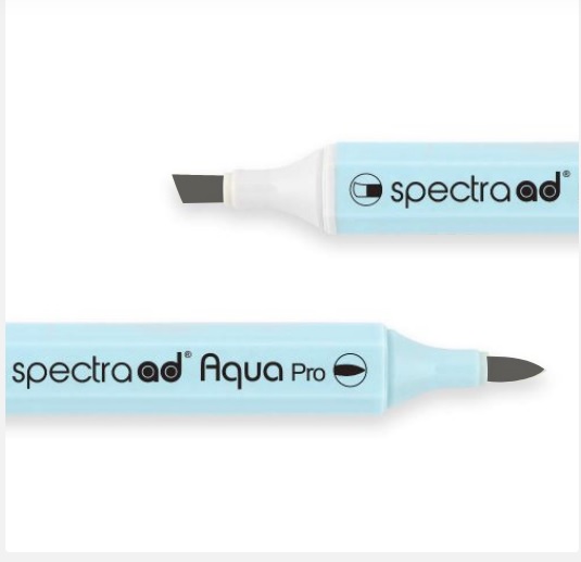 Маркер двосторонній на водній основі Spectra AD 044 Холодний сірий 5, 044-SADAQP