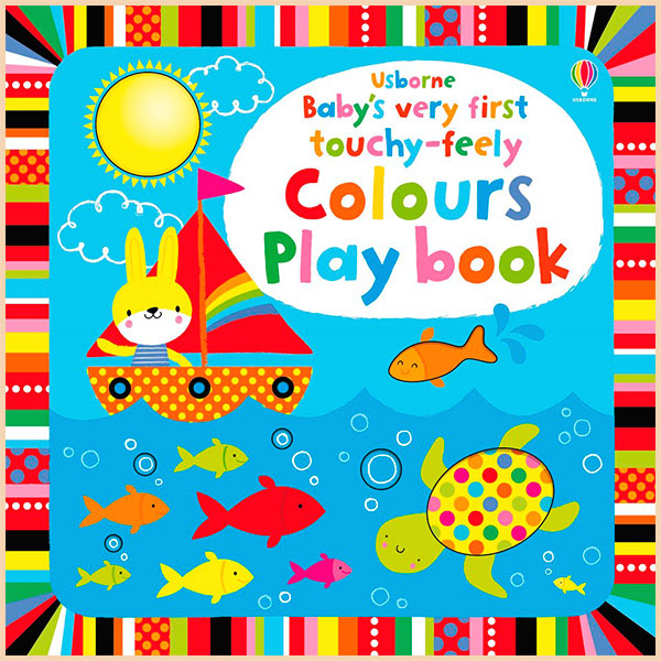 Книга "Baby`s very first touchy-feely Colours Play book" (а) (5116)