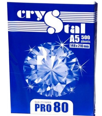 Бумага А5 500 л, 80 г/м2 Crystal pro 16.7075