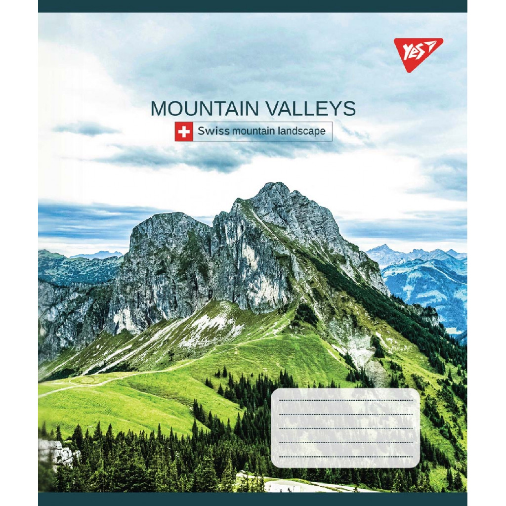 Зошит 96 кл. YES Mountain valleys, 765057