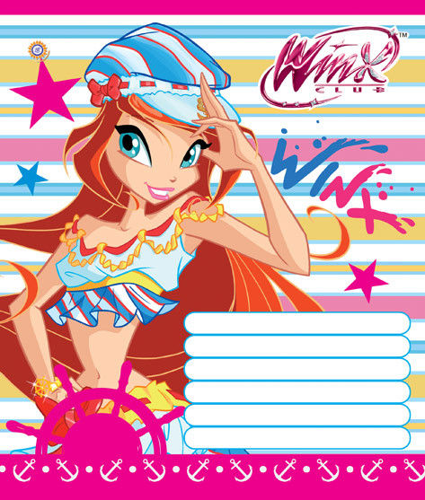 Тетрадь 12 лин. ЗУ Winx морячки (4712)