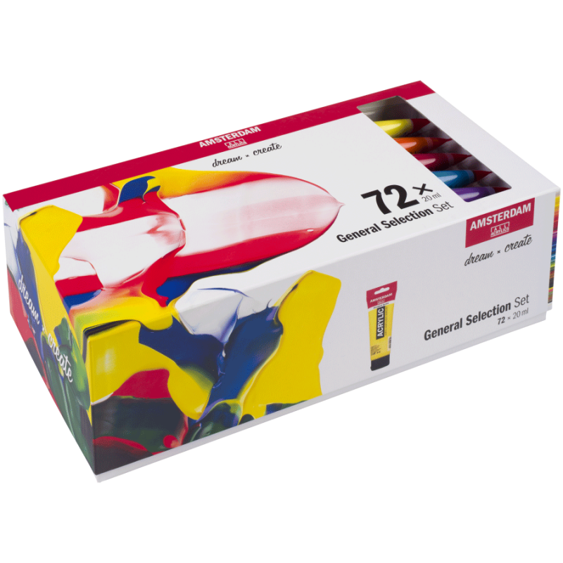 Набір акрилових фарб Amsterdam General Selection, 72*20 мл, Royal Talens