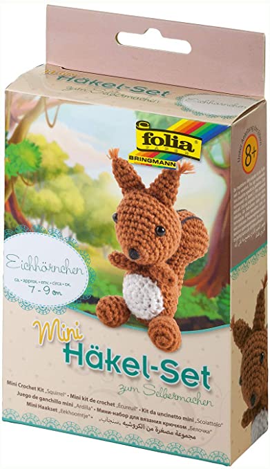 Набор-мини для вязания крючком "Белка", 23909 Folia