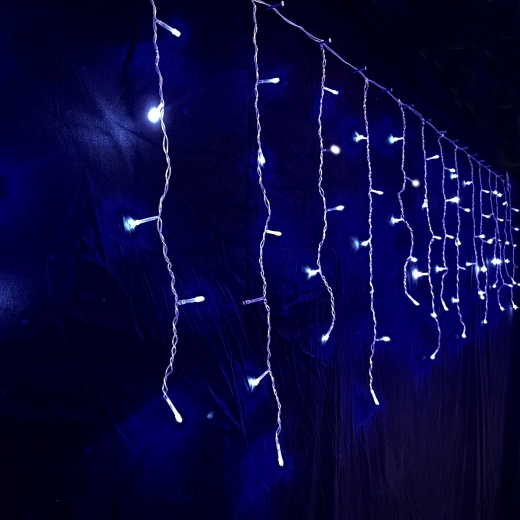Електрогірлянда світлодіодна бахрома 3*0,6 м, 83 LED, синій, 973777