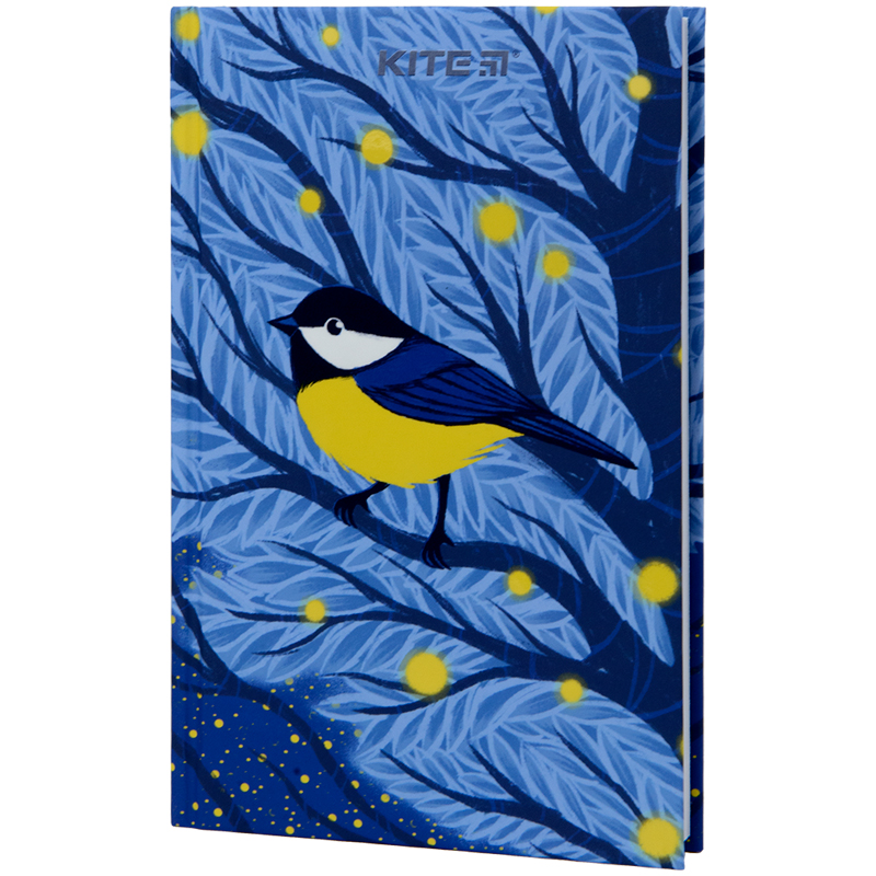 Книга записна, тверда обкл. А6, 80 арк. кл., Синиця, K22-199-3 1