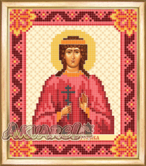 Схема для вышивания бисером иконы СБИ-078 "Вероника" 12*14 см ТМ "Чарівна мить"