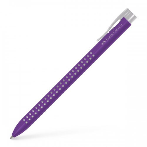 Ручка кулькова автомат. тригранна Grip 2022 фіолетова, 544636 Faber-Castell ***