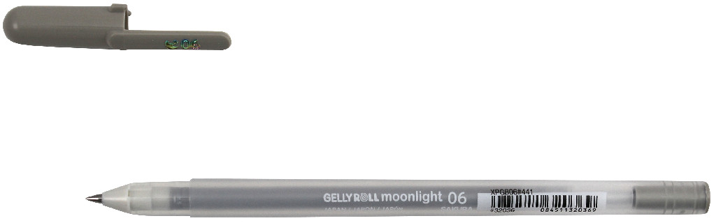 Ручка гелева  Moonlight Gelly Roll 06, Сірий світлий, Sakura 1
