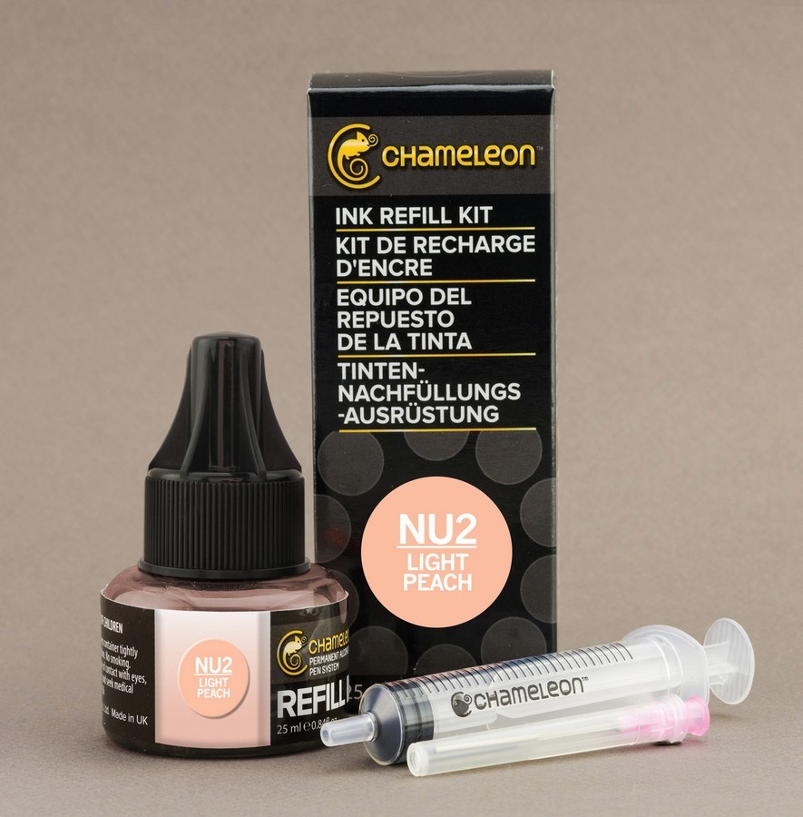 Чорнило для заправки маркера Chameleon 25 мл - Light Peach (світло-персиковий, NU2), CT9025