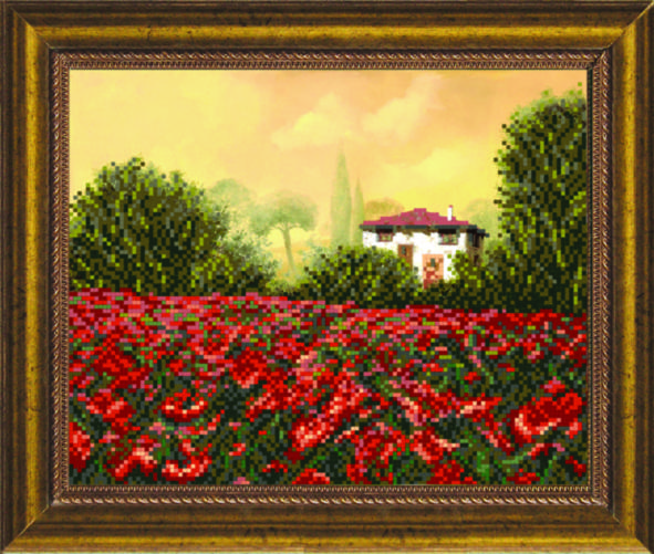 Схема для вышивания бисером СБ-206 24*19 см на авторской канве ТМ "Чарівна мить"