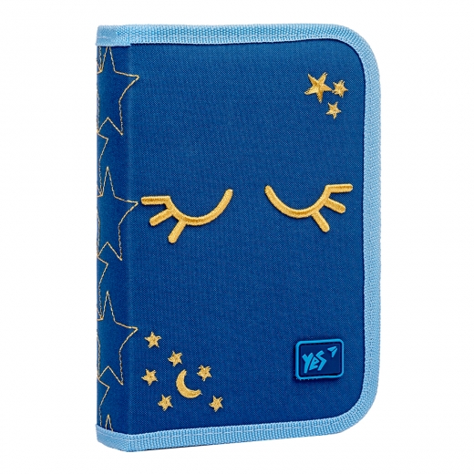 Пенал твердий YES одинарний без клапану HP-02 "Sweet Dreams", синій, 533078