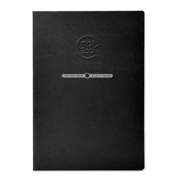 Скетчбук д/малювання А4 CroK`BooK на скобі, 20 арк.(120 г/м2), колір чорний, 60316C Clairefontaine 4