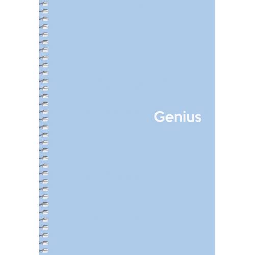 Тетрадь А5 80 л. "Genius" кл. пластик, (4603)