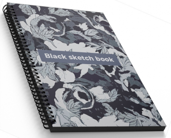 Блокнот А5 "Black sketch book" two, 901425 TM Profiplan  
