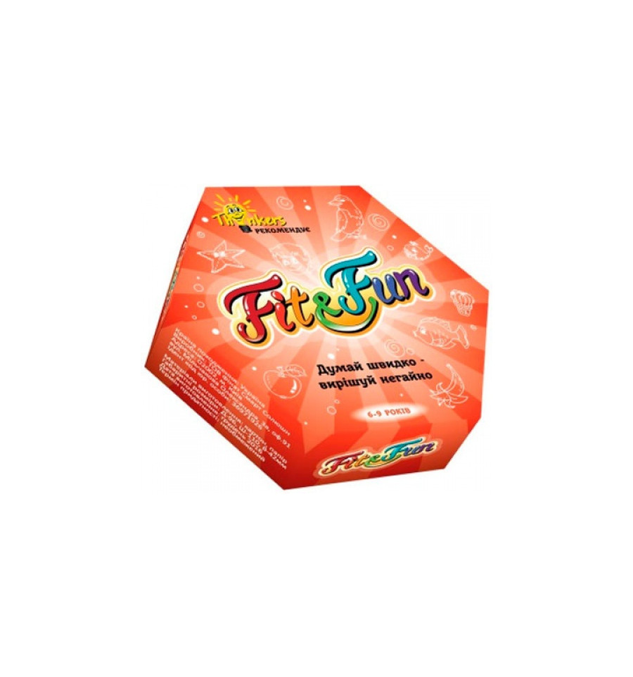 Гра настільна "Fit and Fan" 6-9 р. (укр), Thinkers, 206011