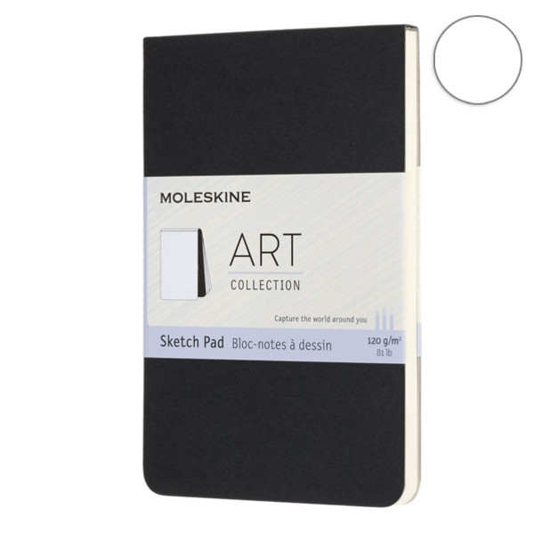 Записник Чорний кишеньк. для нарисів, Moleskine Art Pad, ARTSKPAD2