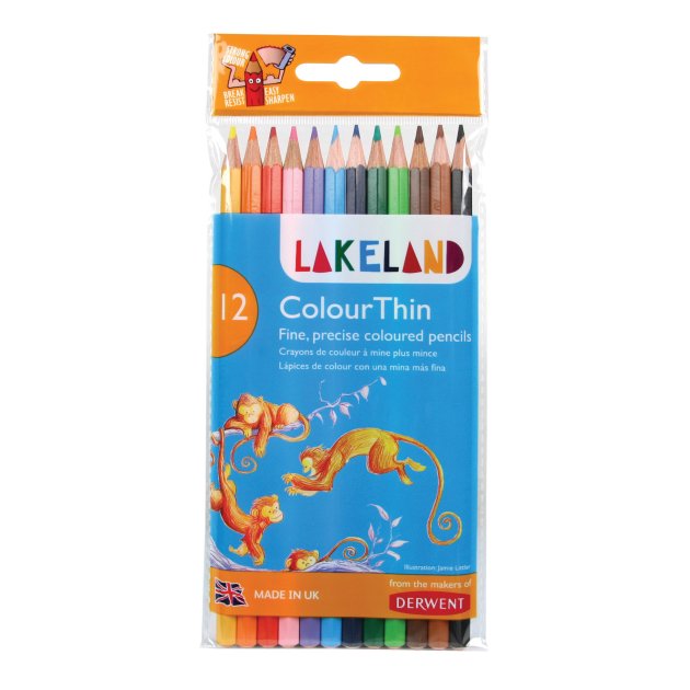 Набір олівців кольорових "Lakeland Colourthin", 12шт., блістер, D-0700077