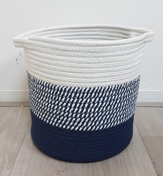 Корзина из веревки для хранения сер., темные цвета (2 цв. в ассорт.), MA2000210