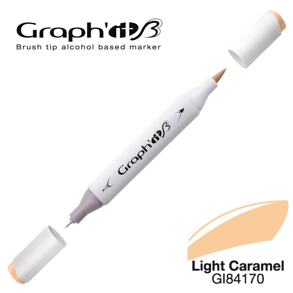 Маркер двосторонній Brushmarker, Світла карамель (4170), GI84170 Graph`it