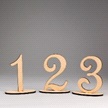 Заготовка деревянная Цифры на подставке 1-9, 1 шт, Д26