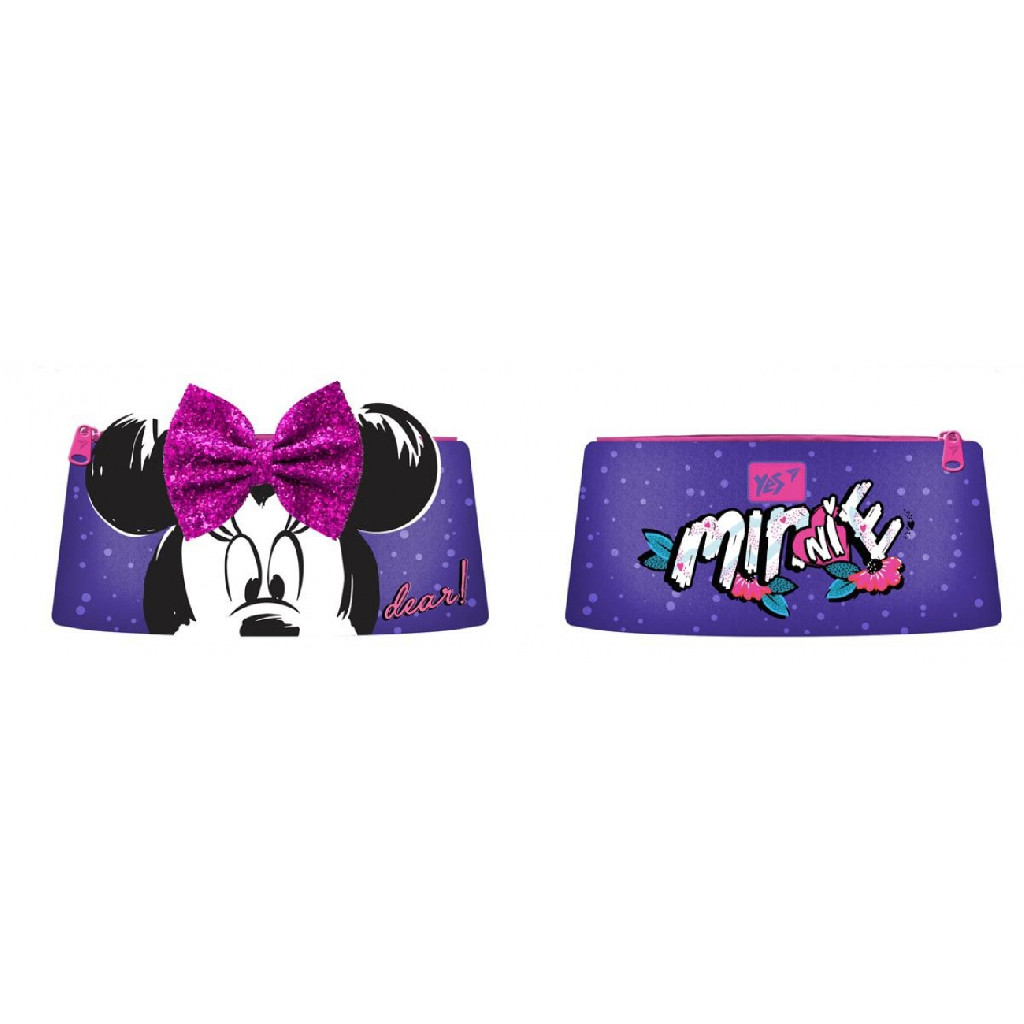 Пенал м`який YES TO-01 "Minnie Mouse" фіолетовий, 533006 4