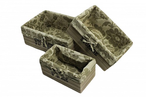 Подарочная коробка деревянная прямоуг. сред, 19081-5