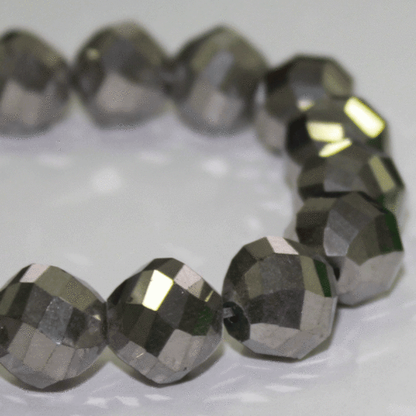 Ожерелье хрустальное на нитке, 11393 SILVER Crystal Art