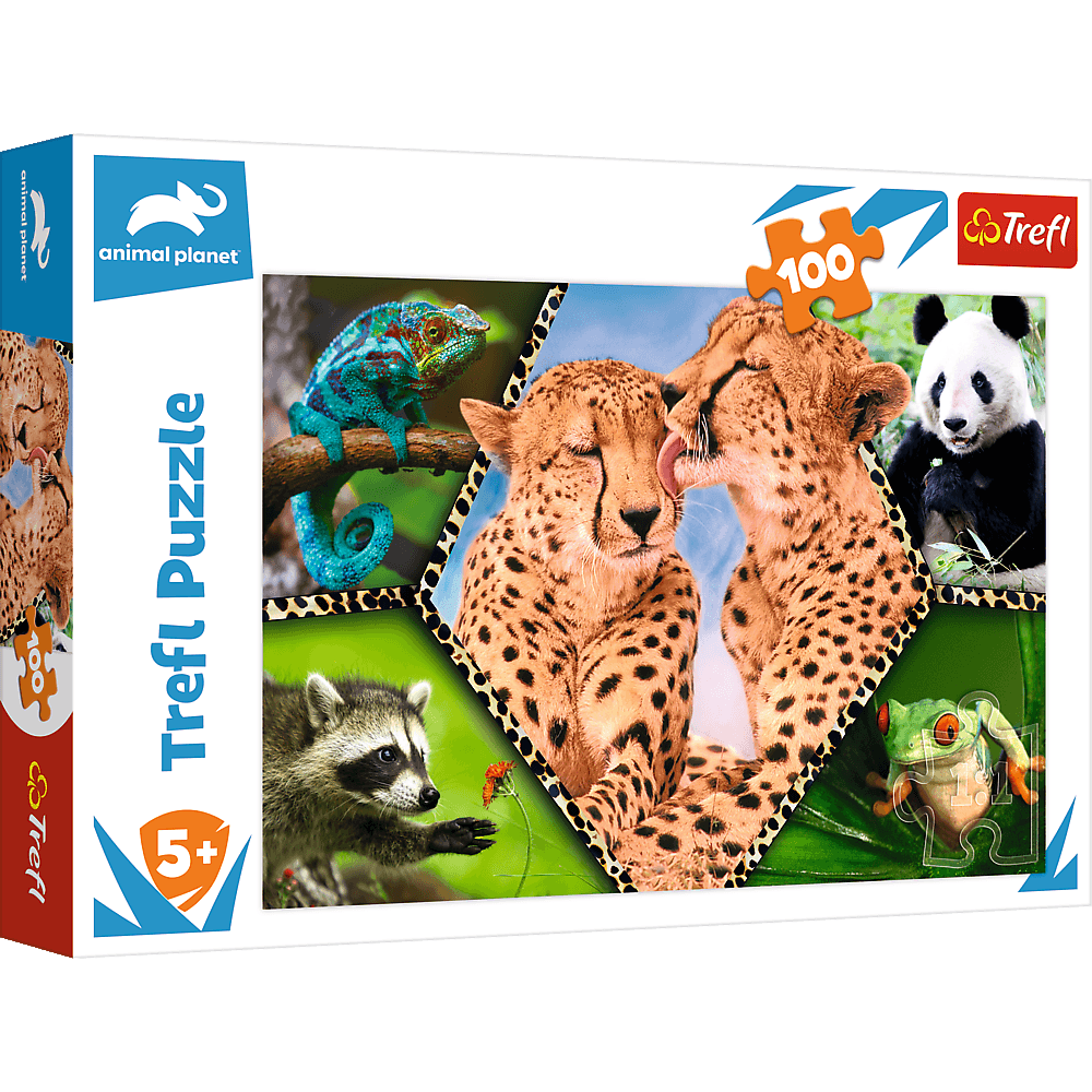 Пазл "100" - Прекрасна природа / Discovery Animal Planet, Trefl, 16424