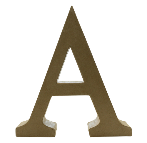 Заготовка из папье-маше Буква "A" 5*26*30 см, AC454O ТМ "Clairefontaine"