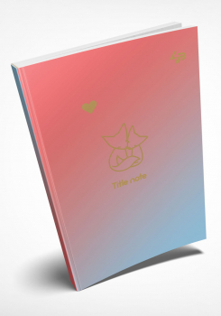 Блокнот В6 "Gradient Title note" fox, 901746 TM Profiplan 