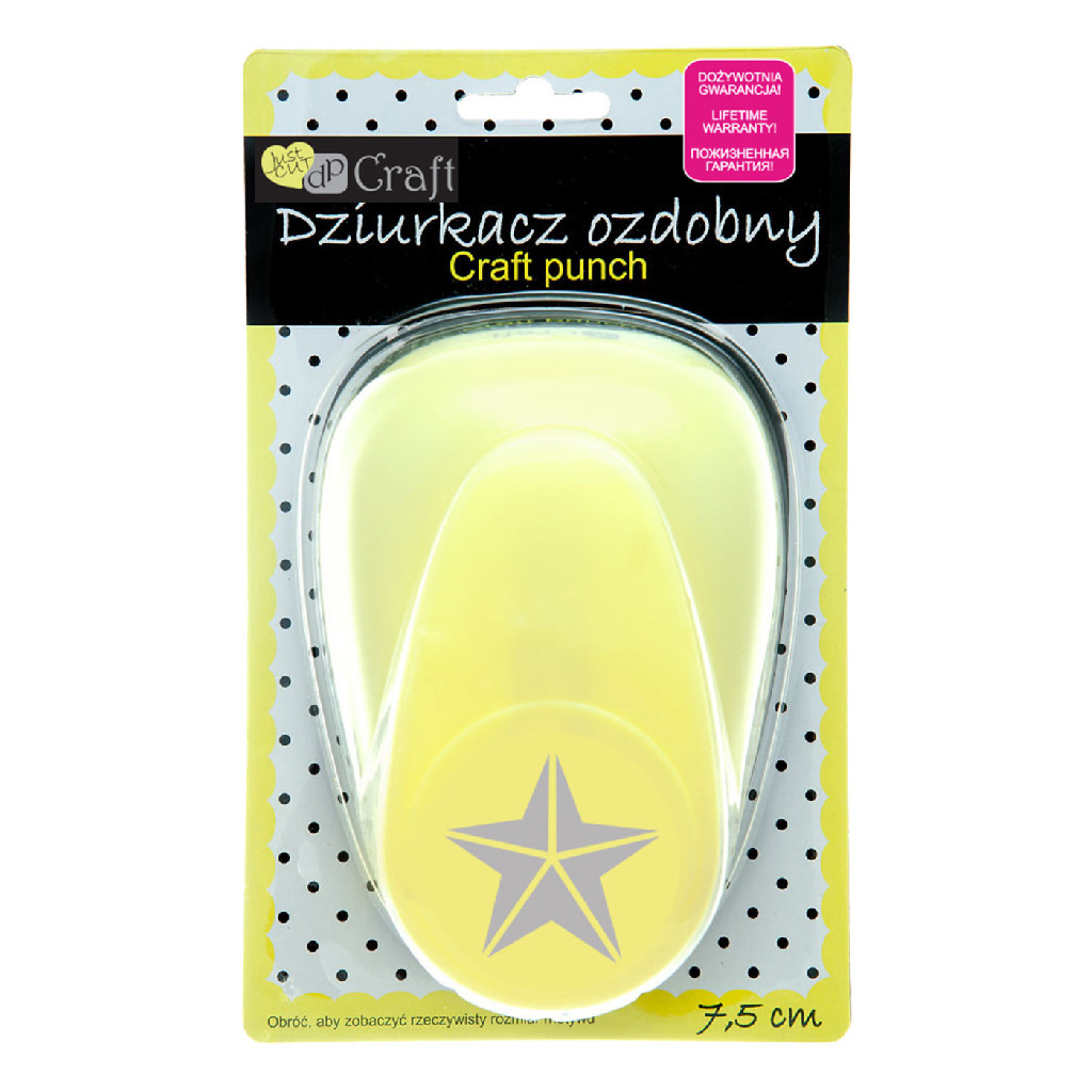 Фігурний дирокол 7,5 см Зірка 2, JCDZ-130-140 DpCraft