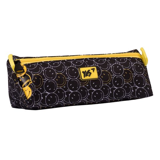 Пенал мягкий YES UN-01 "Smiley World.Black&Yellow" черный, 533037