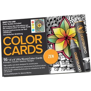 Розмальовка Chameleon Color Cards - Zen, CC0103