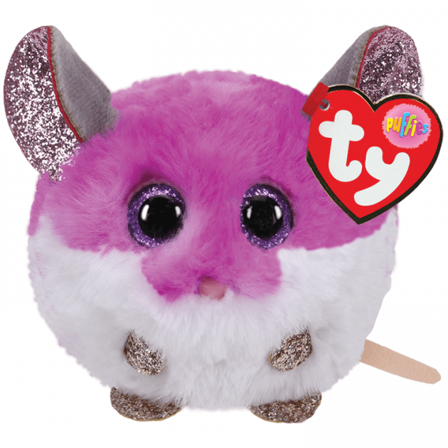Іграшка м`яка TY Puffies Фіолетове мишеня "Purple", 42505