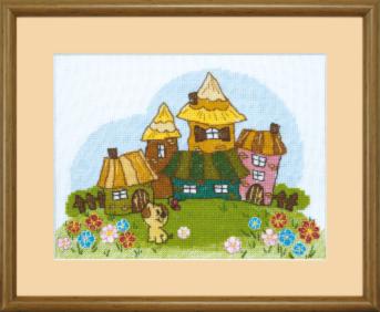 Набір для вишивання Crystal Art ВТ-004 "Весняна прогулянка" 20*15 см, ТМ "Чарівна мить" 1