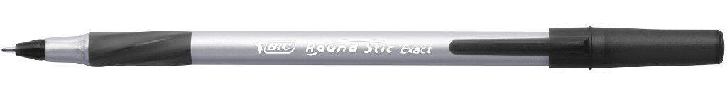 Ручка кулькова чорна Round stic Екзакт, bc918542 BIC ***