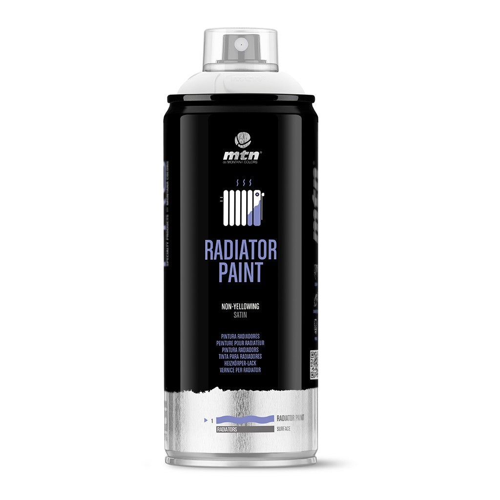 Аерозольна фарба MTN PRO Radiator Paint White 400мл, EX014PR0020