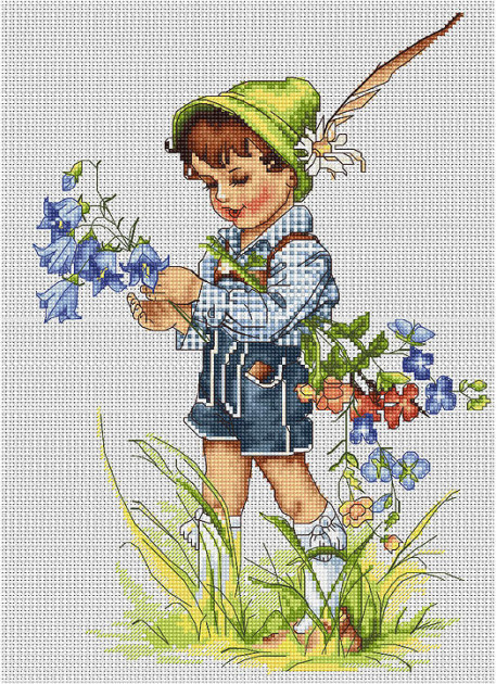 Набор для вышивания крестиком B1105 ТМ "Luca-S"