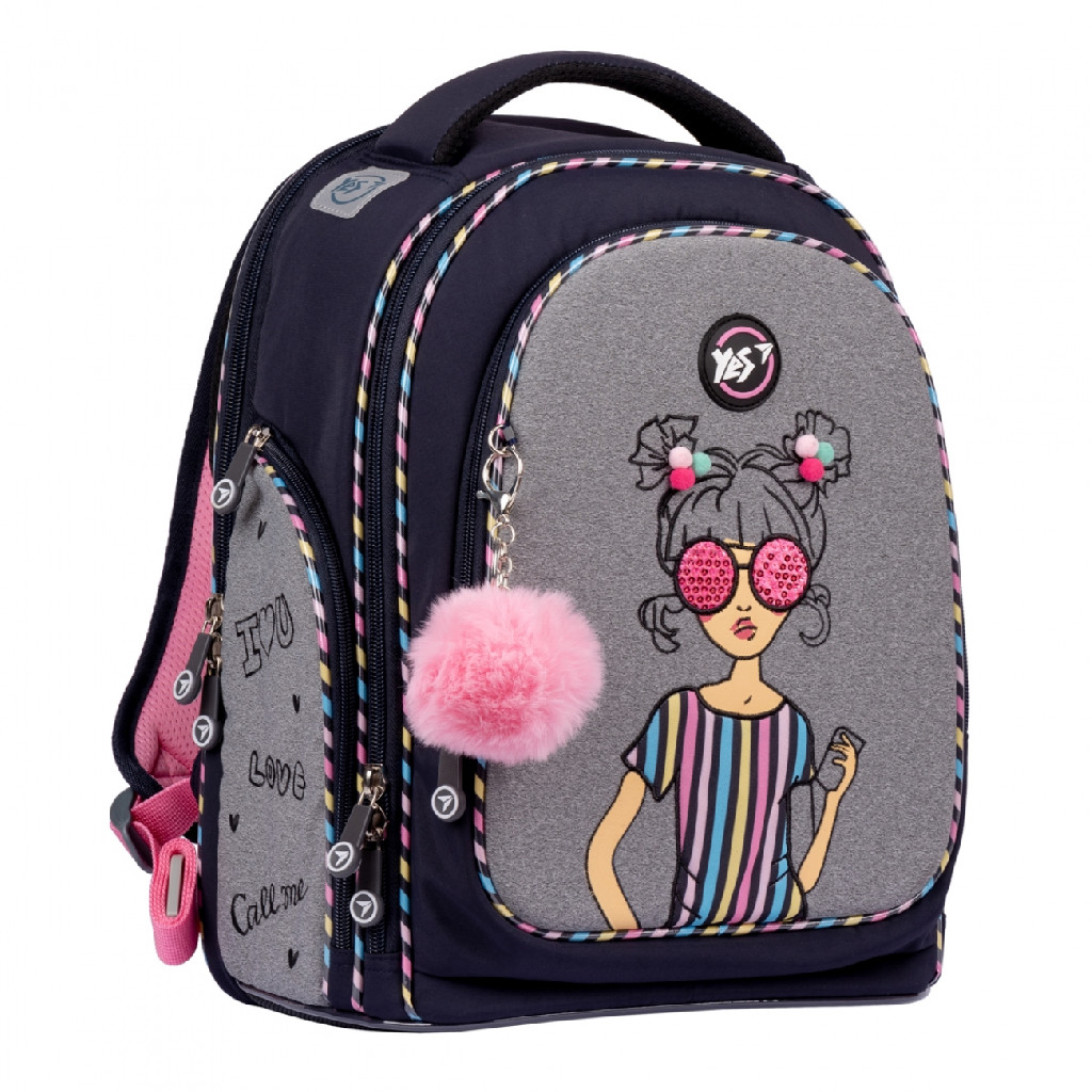 Рюкзак школьный YES S-84 "Girls style", 552385