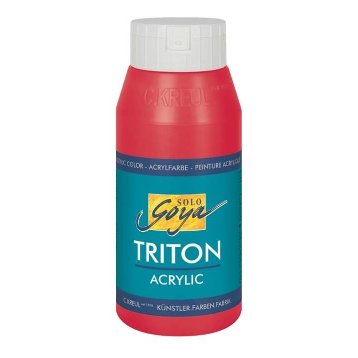 Фарба акрилова "Solo Goya" Triton 20 мл, червоний основний, KR-17003R