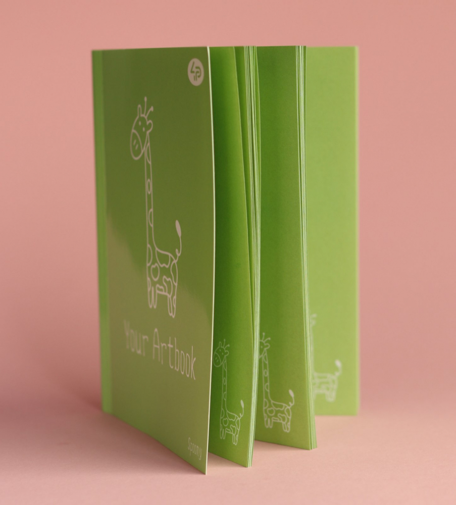 Блокнот А5 "Artbook "Spoony", giraffe, 902729, TM Profiplan