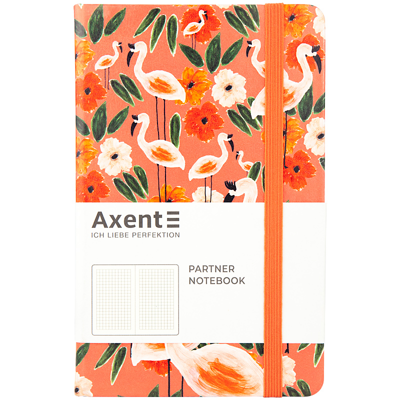 Книга записна Partner BBH 96 арк. 125*195, кл., Flamingo, 8210-02-A