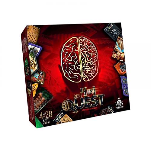 Гра карткова-квест "Best Quest 4in1" (у), BQ-02-01U (10)
