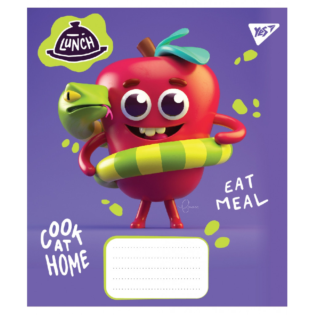 Зошит 12 кос. YES Eat mea, 765772
