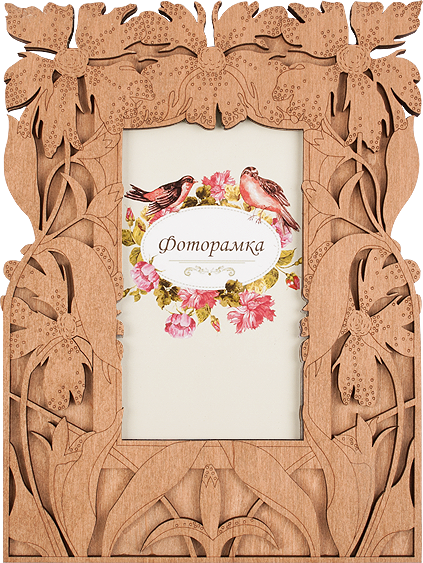 Заготовка фоторамки для декорирования, FLPF-022