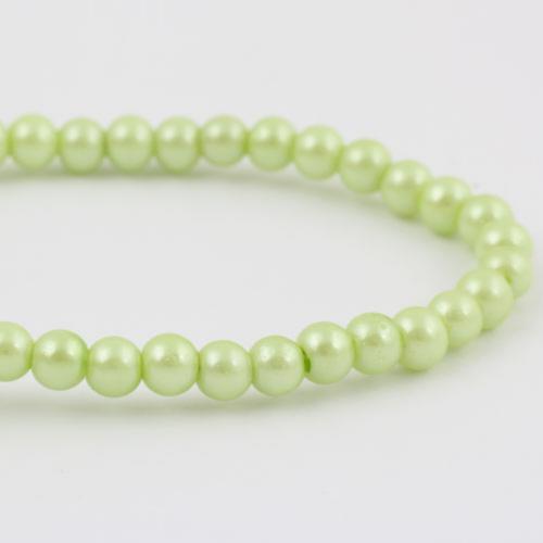 Намисто 6 мм (нитка 80 см*145 шт)  028PD,6mmrd Crystal Art 