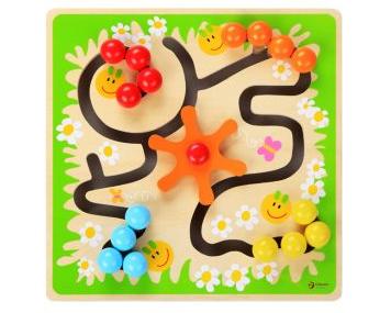 Игрушка деревянная Classic World "Конструктор-мозаика Гусеница следопыт", 2797