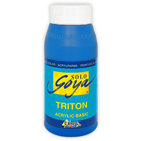 Фарба акрилова "Solo Goya" Triton 20 мл, синій стійкий, KR-17028R